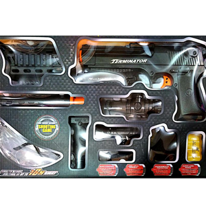 اسباب بازی تفنگ تیر ژله ای شارژی Desert Eagle Tactical مدل d8a -اسباب بازی تفنگ